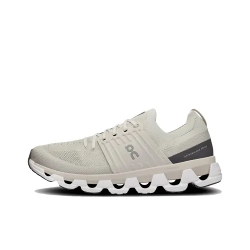 On Cloudswift 3 Slip-on Устойчивый к истиранию Дышащий Низкий Топ Повседневные Беговые кроссовки Мужские Серые