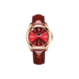 LA520 Красный циферблат, розовый корпус, красный ремешок