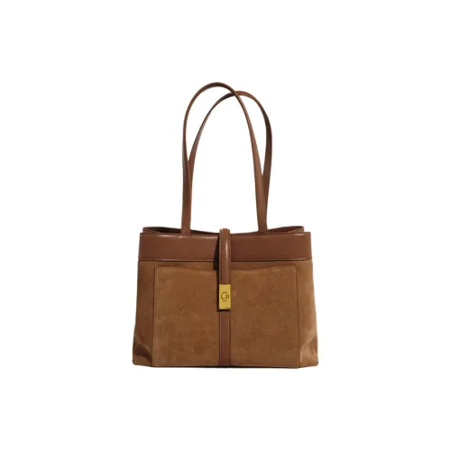 BLAKE FLEETO Нубук с Микрофибра Сумка Сумка через плечо Женская Коричневая