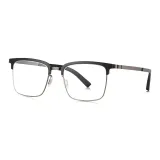 Универсальный черный | Глубокий металлический-C22 с 0° анти-синие световые линзы без диоптрий