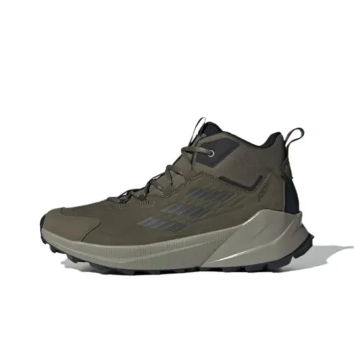 adidas Terrex TRAILMAKER 2,0 Противоскользящий Устойчивый к истиранию MID Топ Походная обувь Унисекс Зеленый Серый Черный