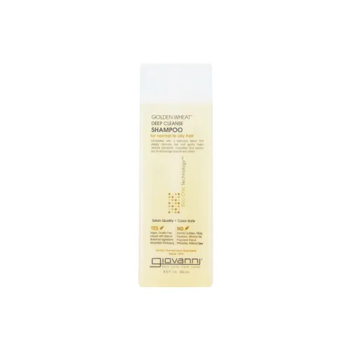 GIOVANNI Golden Wheat Balance Oil Shampoo Cream Глубокая чистка Hydrating Nourishing Moisturizing Shiny Cleaning 250 мл
