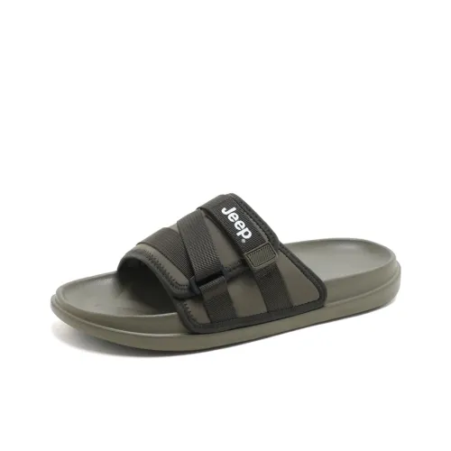 JEEP Слипоны Мужские Армейский Зеленый