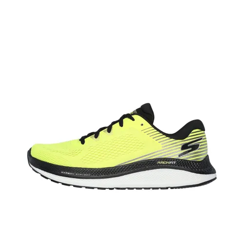 Skechers GO Run Persistence Дышащий Низкий Топ Повседневная Беговая Обувь Мужская Желтая Черная