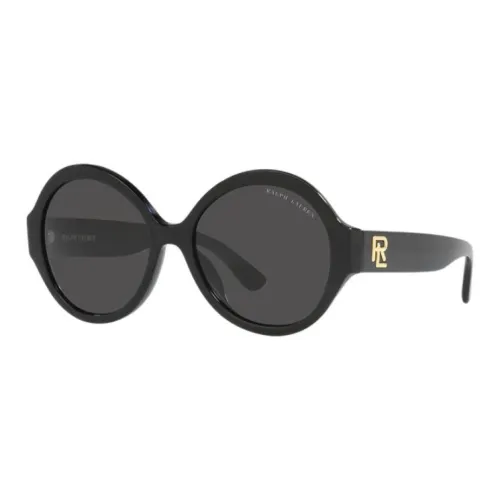 Polo Ralph Lauren OVAL SUNGLASSES Унисекс Черный