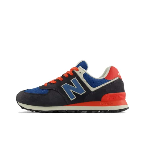 New Balance NB 574 Low Топ Повседневная обувь Унисекс Черный Красный