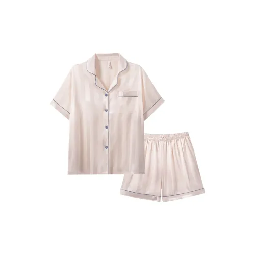 Qiao Ni Tong Пижамный комплект женский светло-розовый