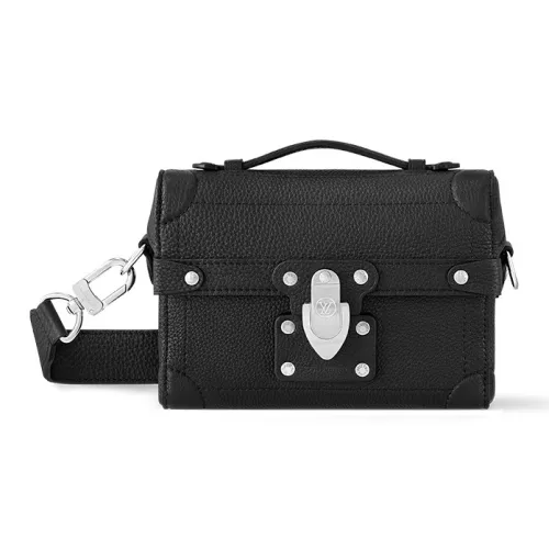 LOUIS VUITTON SOUL TRUNK Colorado Коровья кожа Сумка через плечо Мужской Черный