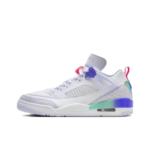 Джордан Spizike LOW 'Dongdan' MID Топ Винтажные баскетбольные кроссовки Мужской Белый