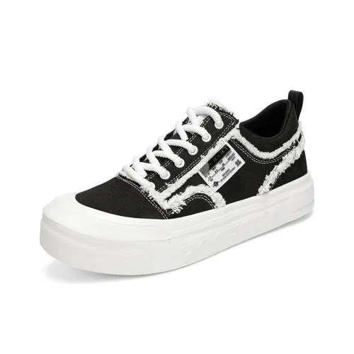 HOCHSHA Низкий топ кеды унисекс черный