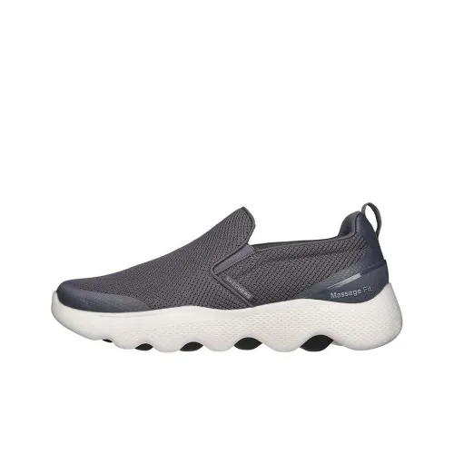 Skechers Go Walk Massage Fit Амортизация Поддержка Легкий Низкий Топ Повседневная обувь Мужская Серый