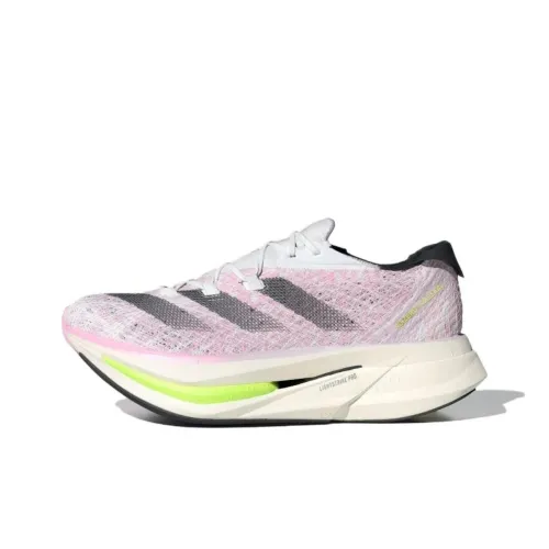 Adidas Adizero Prime X 2,0 Устойчивый к истиранию Низкий топ Марафон Беговые кроссовки Unisex Light Розовый