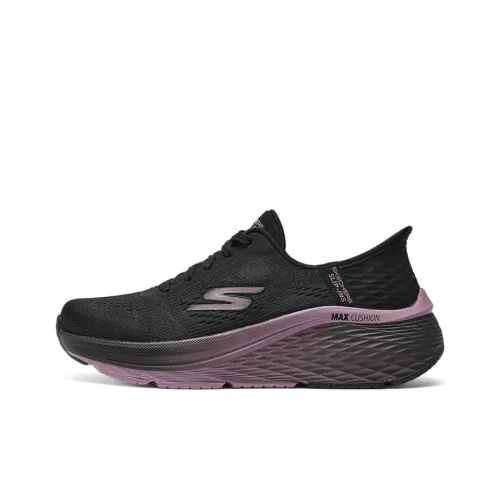 Skechers Max Cushioning Elite 2,0 Амортизация Износостойкие Низкие Кроссовки для Бега Женские Черные