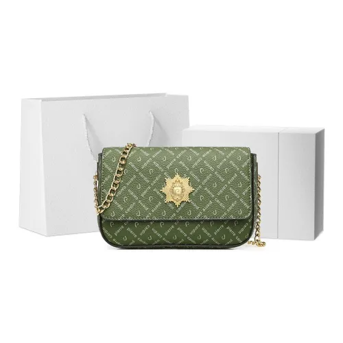 PIERRE CARDIN Сумка через плечо из ПВХ женская зеленая