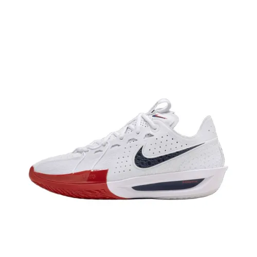 Nike Air Zoom G.T. Cut 3 Low Топ Баскетбольные кроссовки Унисекс Серый Красный Черный