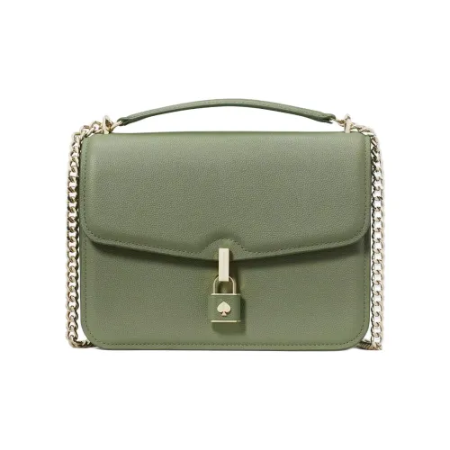 Kate Spade Locket Litchi Grain Leather Portable Crossbody Bag Shoulder Bag Large Women's Green Кейт Спейд Локет Личи Грейн Кожаная Портативная Сумка через плечо Сумка на плечо Большая Женская Зеленая