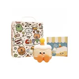 Музыкальная коробка с ночником + иллюстрированная подарочная сумка + поздравительная открытка