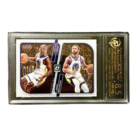 PANINI Chris Paul Curry Игрок Карточки Двойной Шар Обработка Команда PHOTO Tuck Карта From THE GOLDEN State Warriors Era