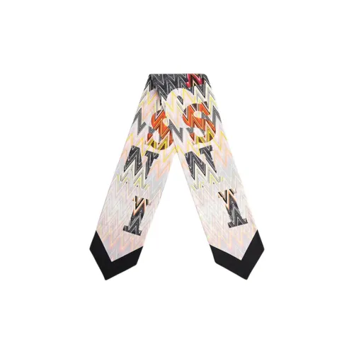 MISSONI Шарфы из шелка тутового дерева Унисекс Белый Красный