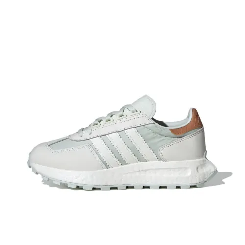 Adidas Originals Retropy E5 Устойчивые к истиранию низкие беговые кроссовки для женщин Белый Коричневый