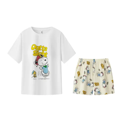 Gongdie X SNOOPY Pajama Комплект Унисекс Белый
