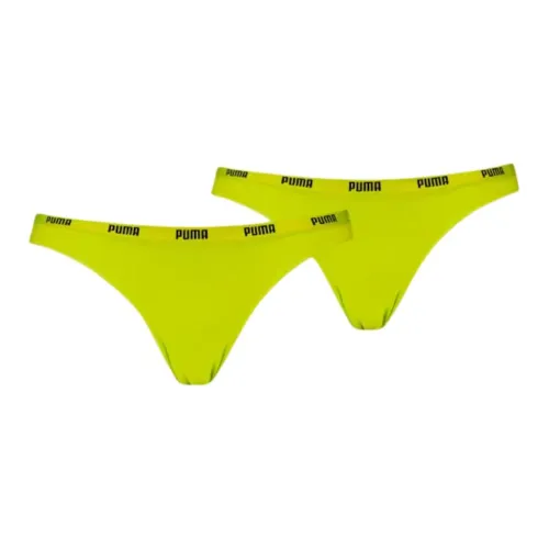 PUMA Бикини нижнее белье 2 шт. трусики-бикини женские 2 шт. желтый