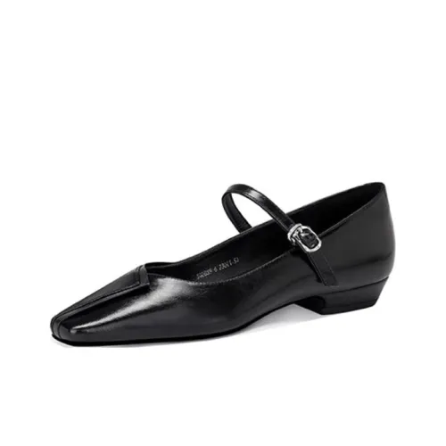 JESSICA SOPHIA Туфли Мэри Джейн с грубым каблуком 1,5 см женские