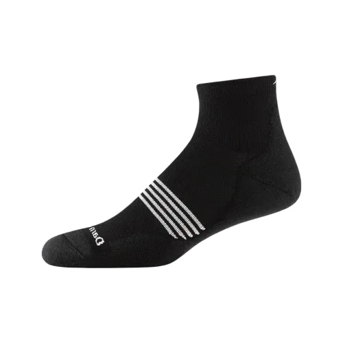 DARN TOUGH Элемент QUARTER Низкие носки Мужские 1 упаковка Черный