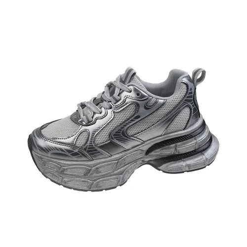 ANNAI Амортизаторы Шок-абсорбирующие Устойчивые к истиранию Дышащие Низкий Топ Кроссовки с толстой подошвой Женские