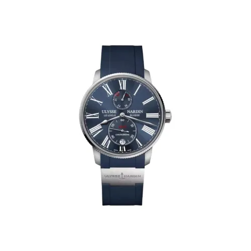 ULYSSE NARDIN Автоматический Механический Механизм Мужские Часы 42 мм Синий