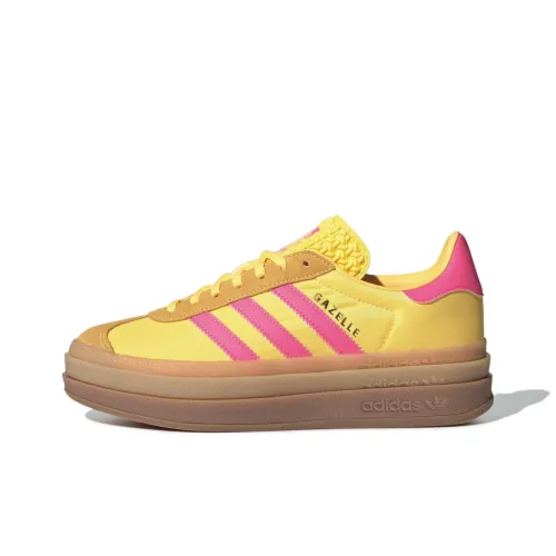 Adidas Originals GAZELLE BOLD Низкие Кроссовки для скейтбординга Женские Желтые