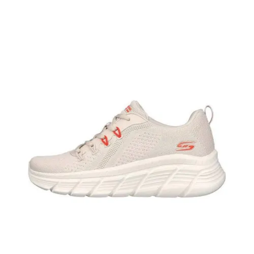 Skechers BOBS B FLEX HI Повседневная обувь Женская Бежевая Красная