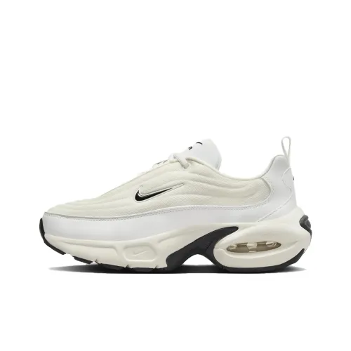 Nike Air Max Portal Амортизация Устойчивый к истиранию Дышащий Низкий Топ Повседневные Беговые кроссовки Женские Бежевые