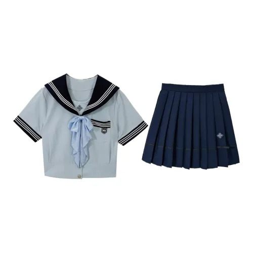 PLANE DRIFT Комплект с юбкой Женские Небесно-голубой