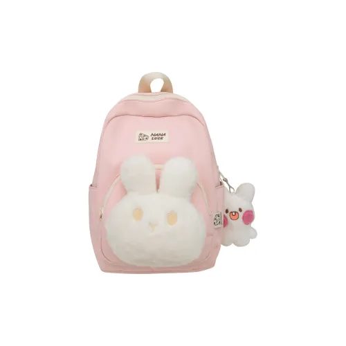 PINK·LAND Нейлон Рюкзак Женские Черный Розовый Зеленый Оранжевый Фиолетовый