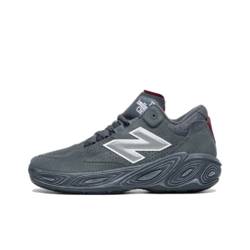 New Balance NB Fresh Foam BB V2 BB v2 Амортизация Износостойкий MID Топ Баскетбольные кроссовки Унисекс Серый
