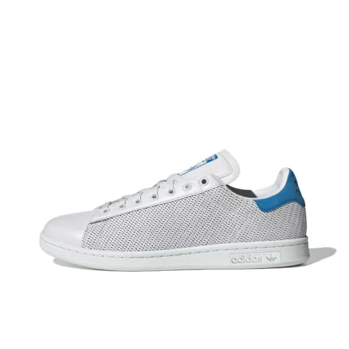 Adidas Originals Stan Smith Lu Abrasion Resistant Дышащие Низкие Кроссовки для Скейтбординга Мужские Белые Серые