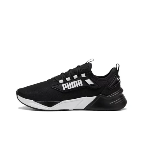 PUMA Retaliate Slip-resistant Abrasion-resistant Low Top Casual Running Shoes Unisex Black PUMA Retaliate Противоскользящий Устойчивый к истиранию Низкий Топ Повседневные Беговые Кроссовки Унисекс Черный
