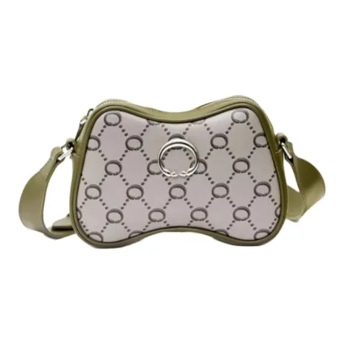 Azzurra Gronchi Сумка через плечо из коровьей кожи маленькая женская сумка зеленого цвета