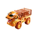 Апельсин - Тигр Транспортный грузовик Набор из 15 предметов (животные*6 + сцены*9)