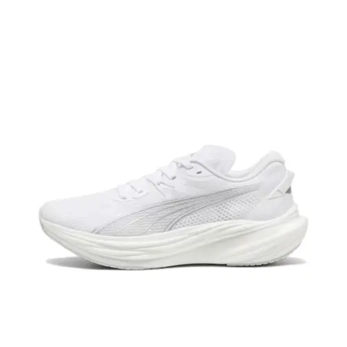 PUMA Deviate NITRO 3 Беговые кроссовки Низкий Топ Белый Мужской