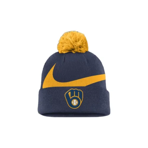 nike Акриловые шапки-бини Мужской Синий