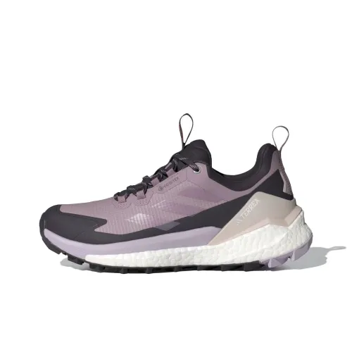 Adidas FREE HIKER Противоскользящий устойчивый к истиранию низкий топ альпинистская обувь унисекс фиолетовый черный