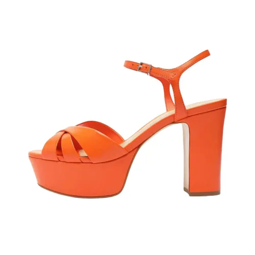 Schutz Keefa One Ремень Сандалии 10,5 см Женские Оранжевые