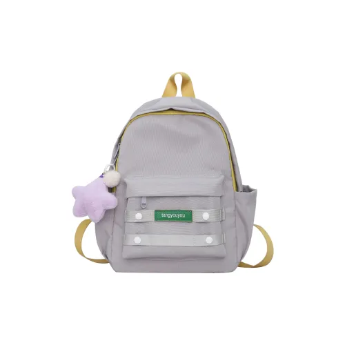 KAKAXI Нейлон Рюкзак Унисекс Черный Зеленый Серый Фиолетовый Розовый Желтый Оранжевый