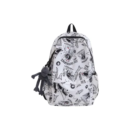 KAMLUI Нейлоновый рюкзак стандартный унисекс серый светло-желтый