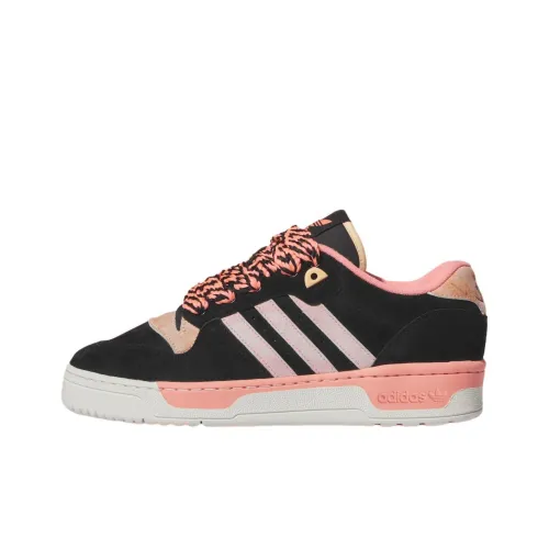 ANTHONY EDWARDS x adidas originals Rivalry Slip Resistant Abrasion Resistant Низкий Топ Casual Мужской Черный Розовый