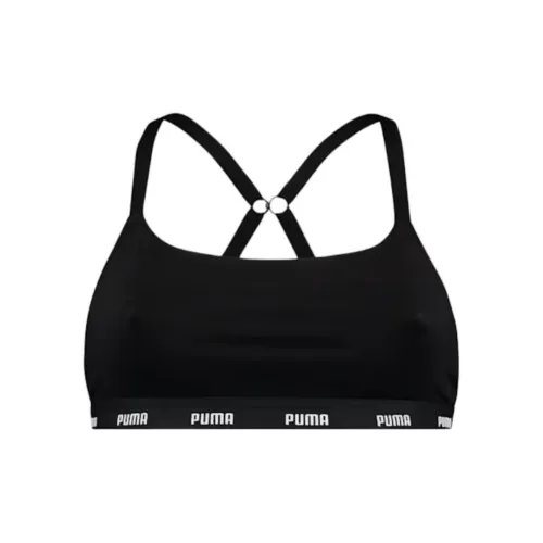 PUMA Черные Женские Бюстгальтеры