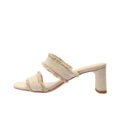 Schutz Слипоны 6,5 см Женские Бежевые