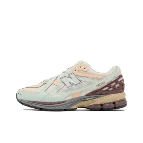 New Balance NB 1906D Устойчивый к истиранию Дышащий Низкий Топ Повседневные Городские Коммутирующие Беговые кроссовки Мужские Бежево-циан
